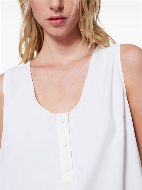 Canotta donna in crepe TWINSET ACTITUDE | 251AP224000632